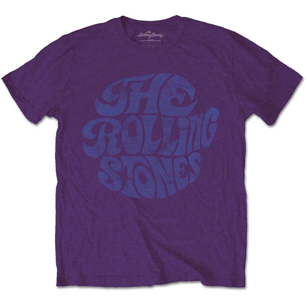 The Rolling Stones Unisex T-Shirt: Vintage 70s Logo (Large)