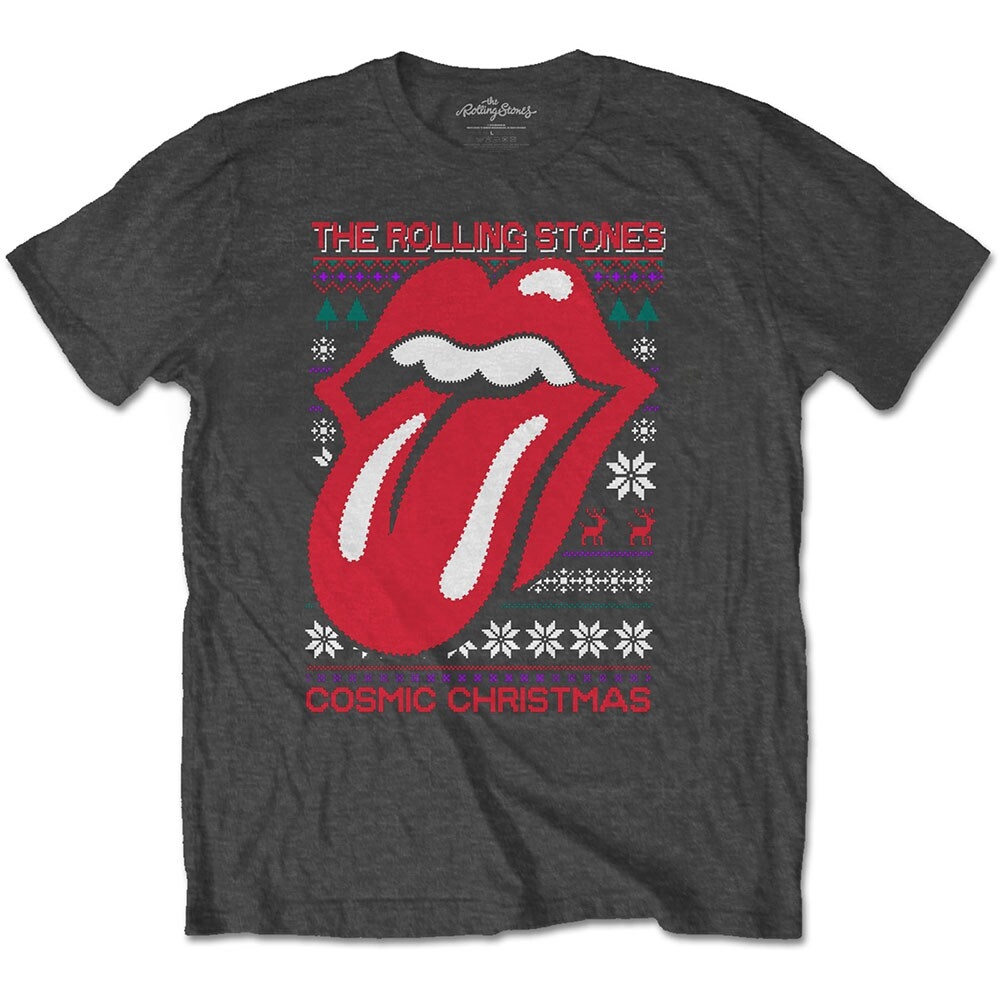 The Rolling Stones Unisex T-Shirt: Cosmic Christmas (Medium)