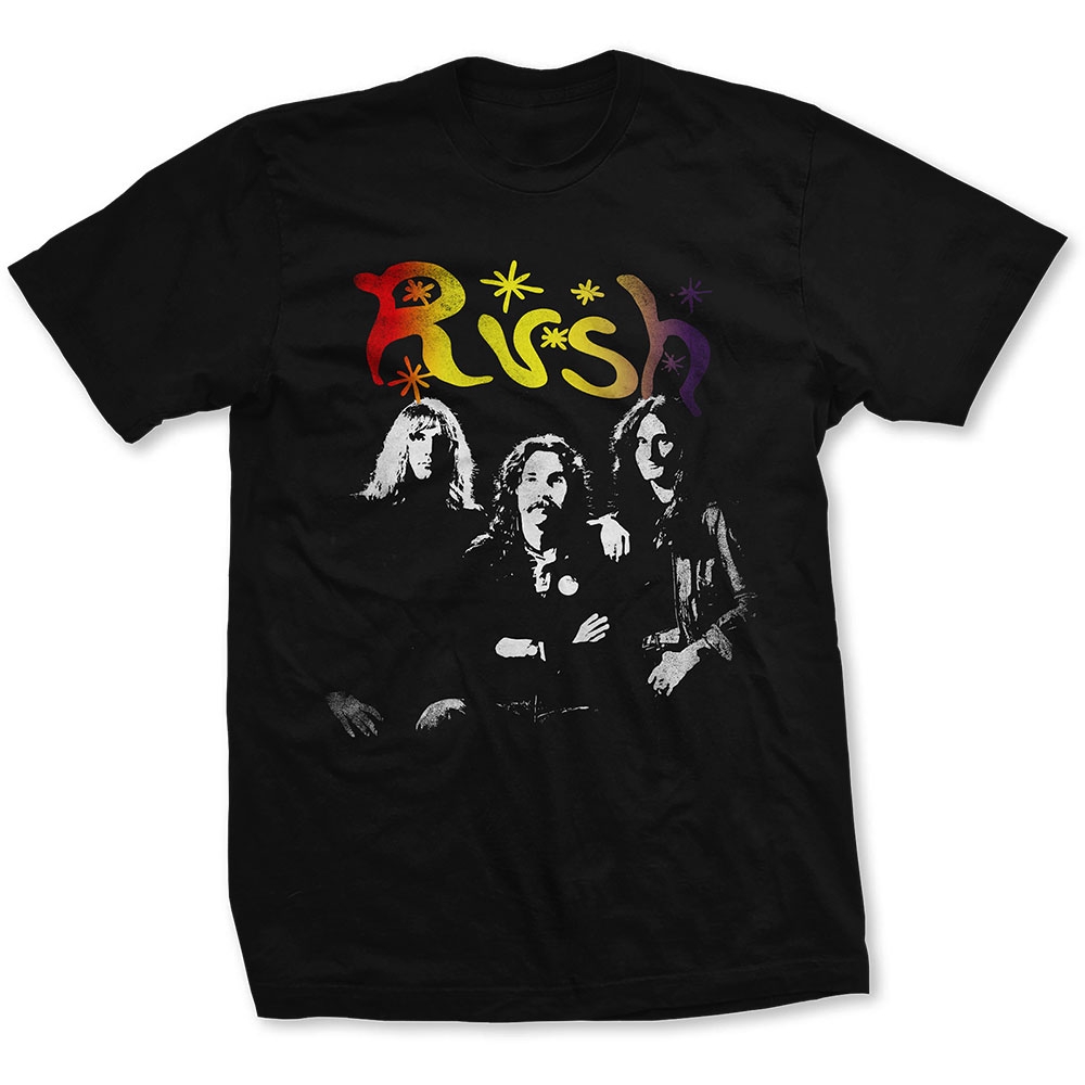 Rush Unisex T-Shirt: Photo Stars (X-Large)