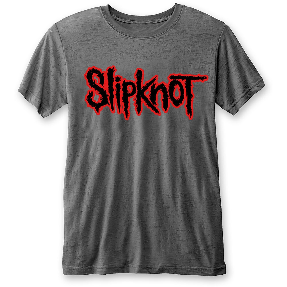 Slipknot Unisex Burn Out T-Shirt: Logo (Medium)