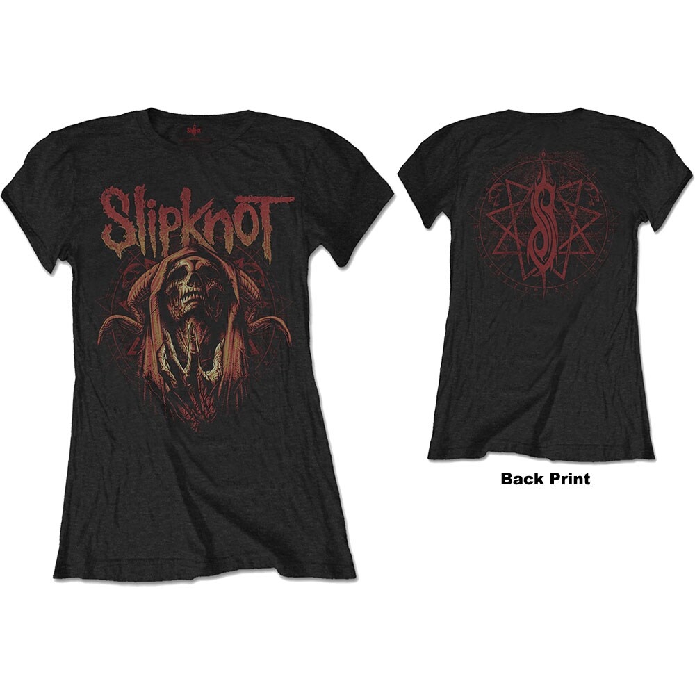 Slipknot Ladies T-Shirt: Evil Witch (Back Print) (XX-Large)