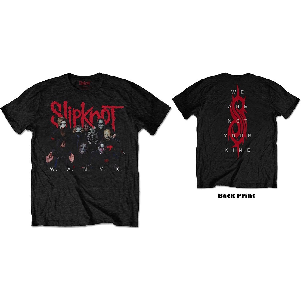 Slipknot Unisex T-Shirt: WANYK Logo (Back Print) (XX-Large)