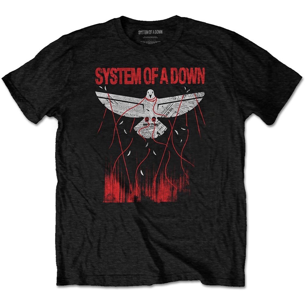 System Of A Down Unisex T-Shirt: Dove Overcome (Small)