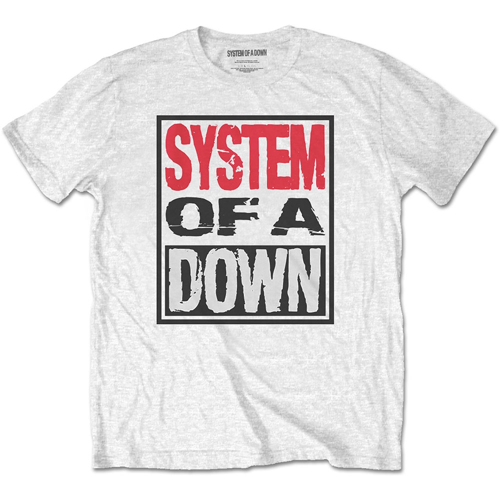 System Of A Down Unisex T-Shirt: Triple Stack Box (Small)