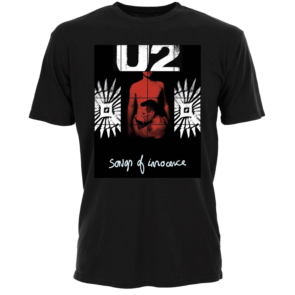 U2 Unisex T-Shirt: Songs of Innocence Red Shade (Medium)