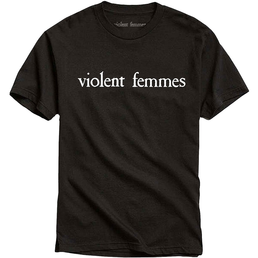 Violent Femmes Unisex T-Shirt: White Vintage Logo (X-Large)