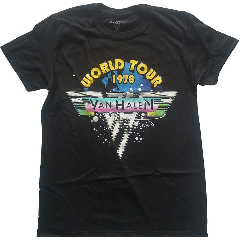 Van Halen Unisex T-Shirt: World Tour '78 Full Colour (XX-Large)