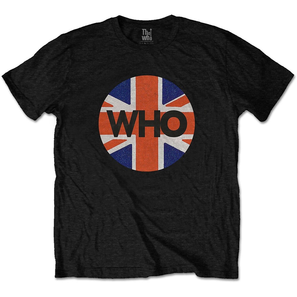 The Who Unisex T-Shirt: Union Jack Circle (Large)