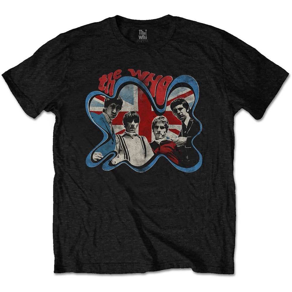 The Who Unisex T-Shirt: Groovy Border (Medium)