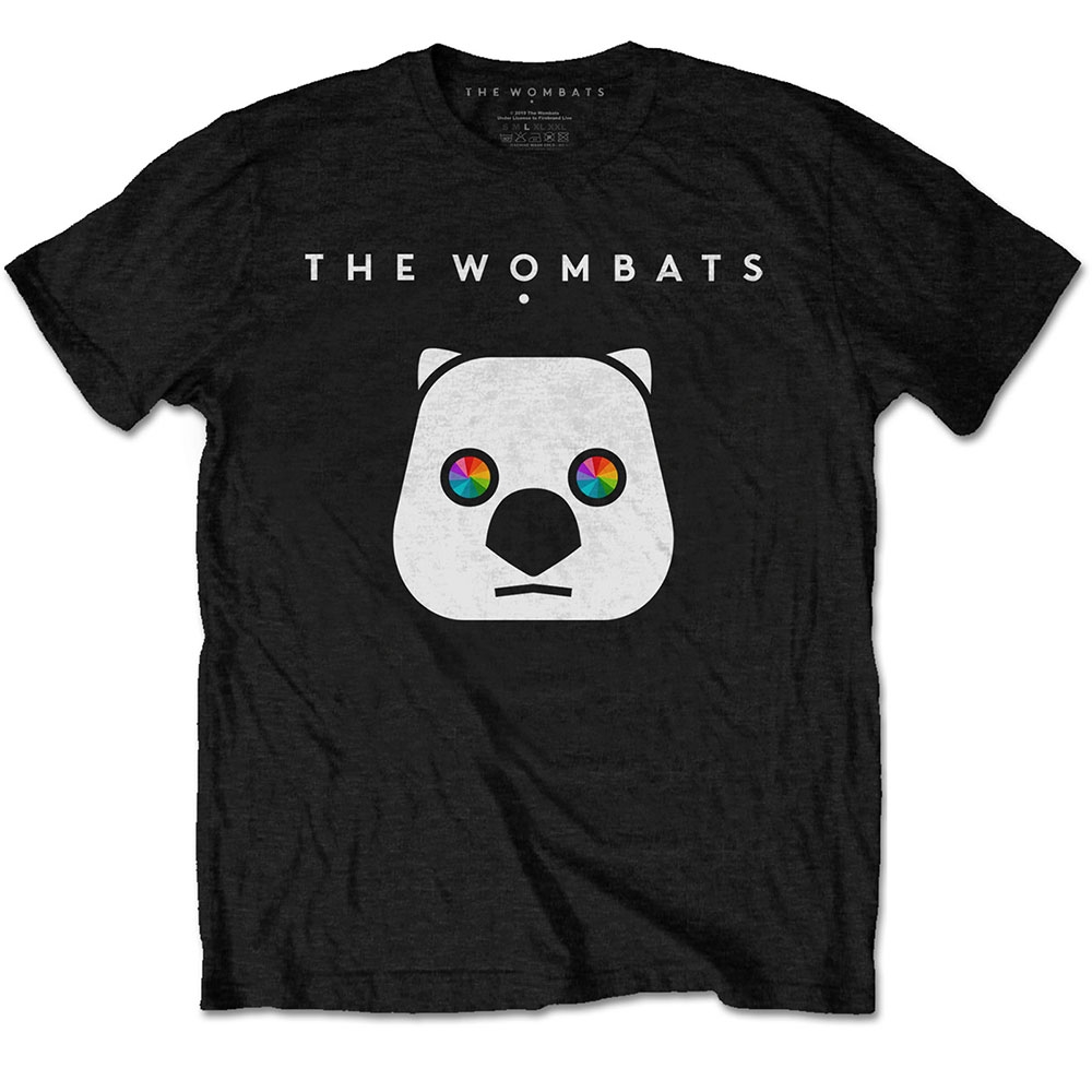 The Wombats Unisex T-Shirt: Rainbow Eyes (Small)