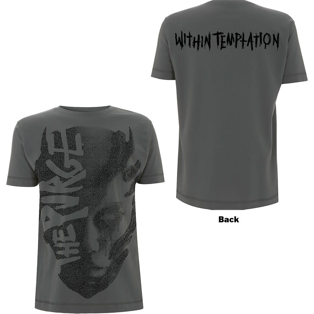 Within Temptation Unisex T-Shirt: Purge Jumbo (Back Print) (Small)