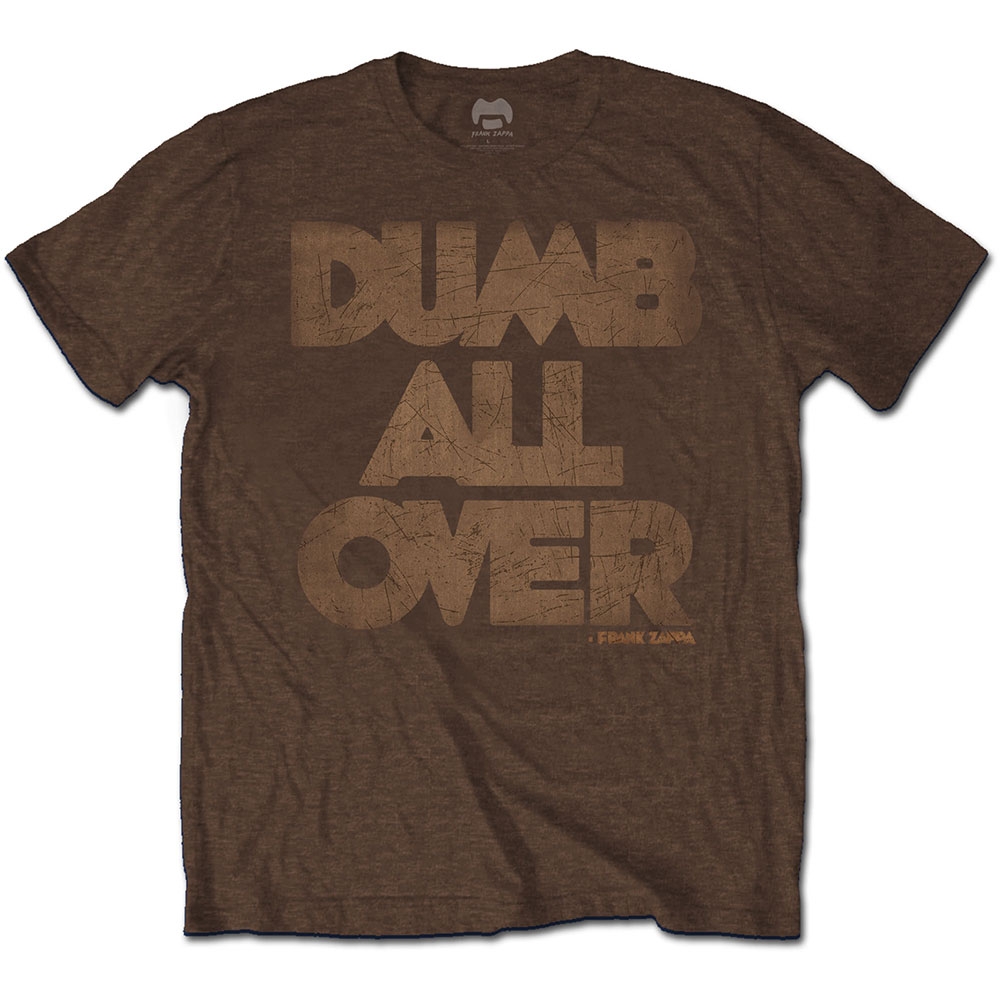 Frank Zappa Unisex T-Shirt: Dumb All Over (Small)