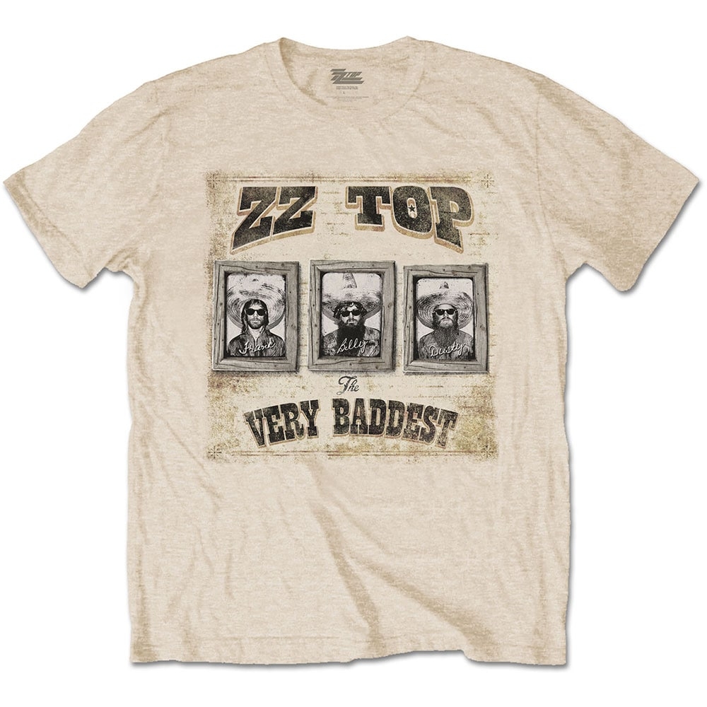 ZZ Top Unisex T-Shirt: Very Baddest (Medium)