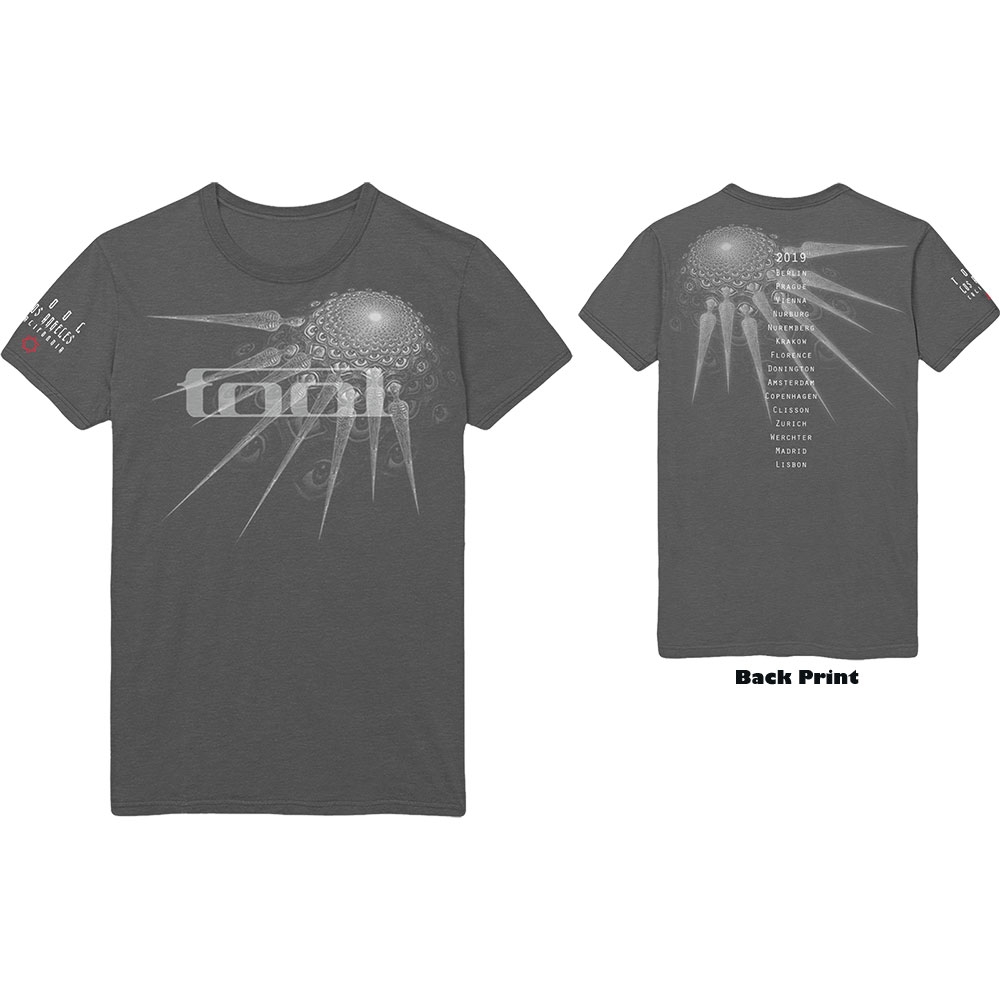 Tool Unisex T-Shirt: Spectre Spike (Back Print) (X-Large)