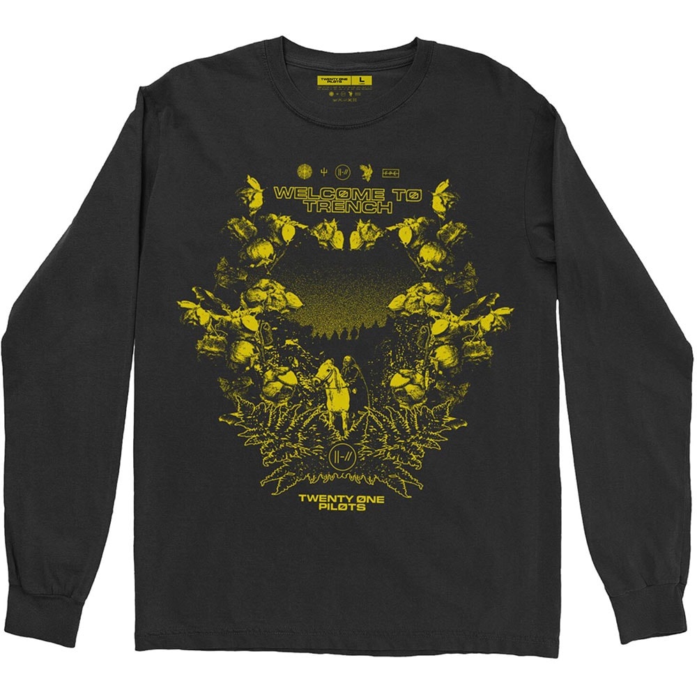 Twenty One Pilots Unisex Long Sleeved T-Shirt: Trench Scene (Medium)