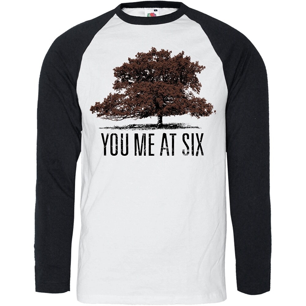 You Me At Six Unisex Raglan T-Shirt: Tree (Medium)