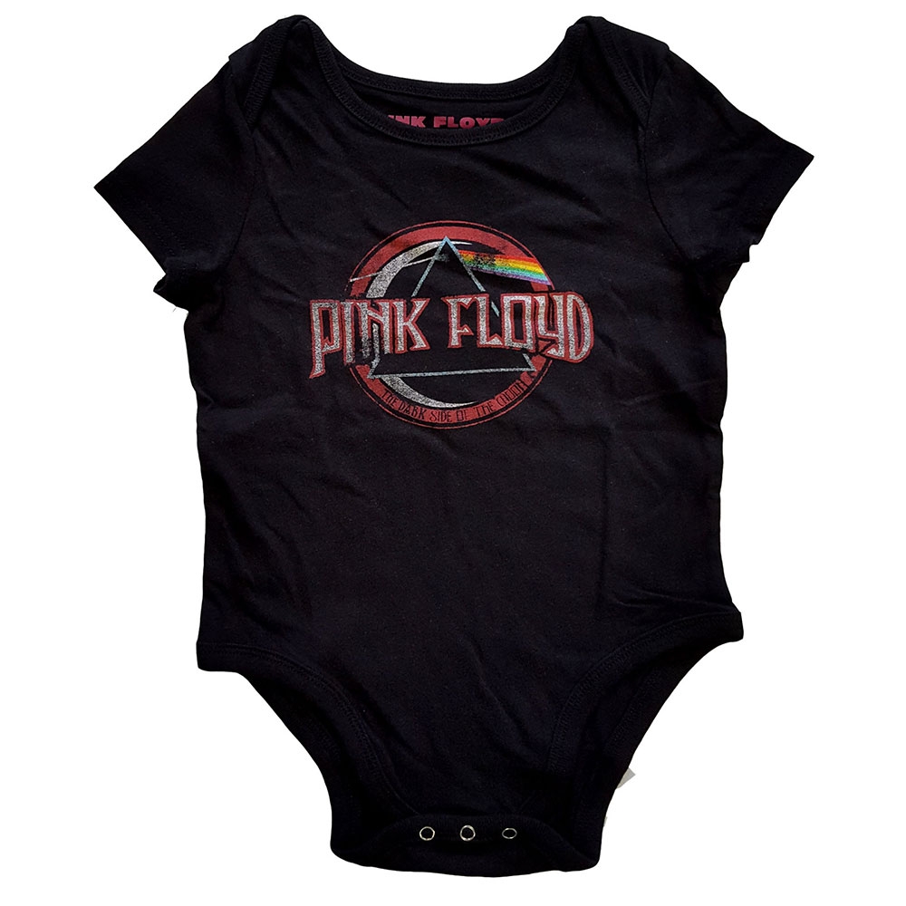 Pink Floyd Kids Baby Grow: Vintage Dark Side of the Moon Seal (6-9 Months)