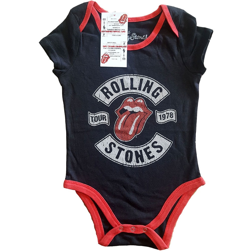 The Rolling Stones Kids Baby Grow: US Tour 1978 (24 Months)