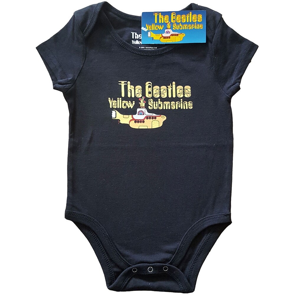 The Beatles Kids Baby Grow: Yellow Submarine Logo & Sub (24 Months)
