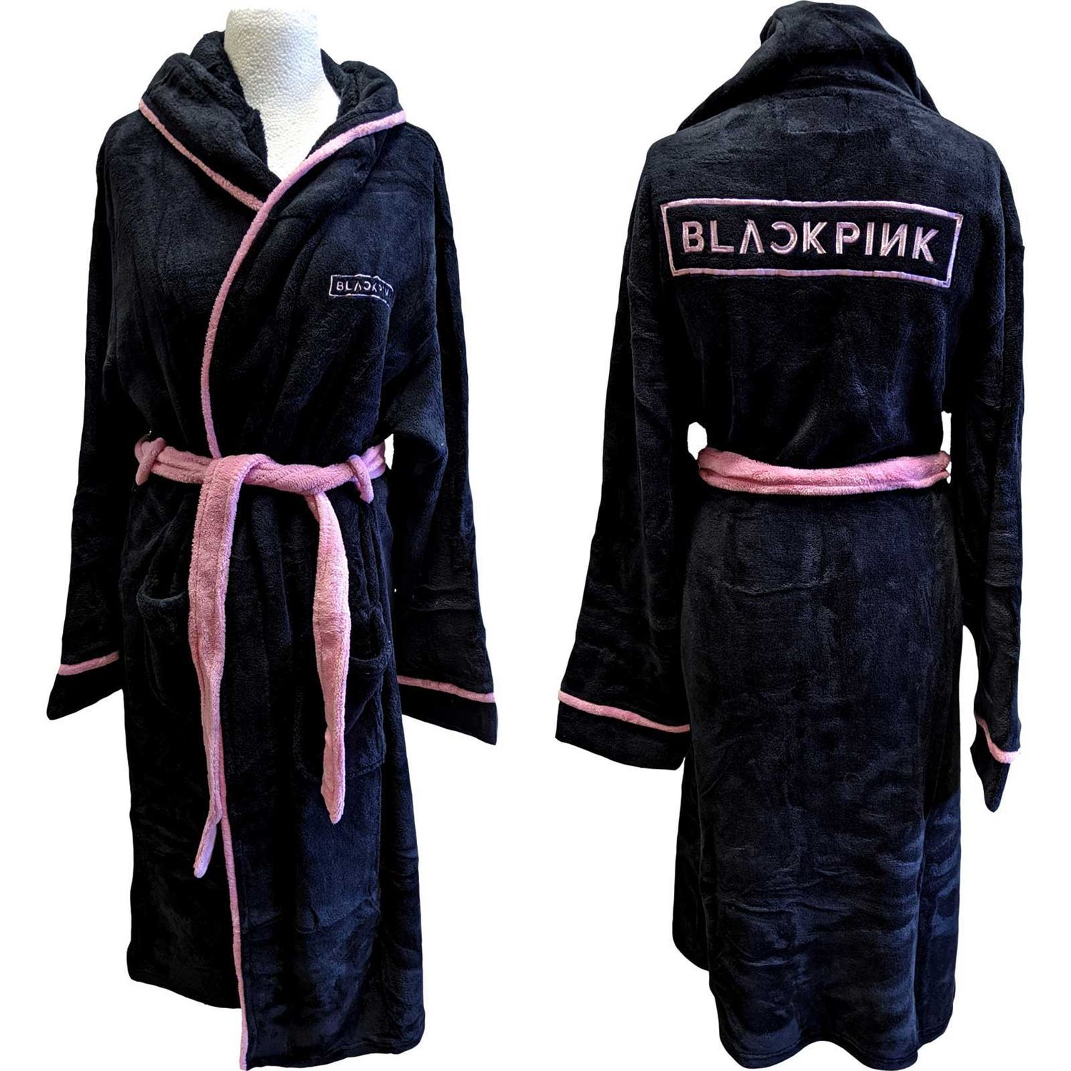 BlackPink Unisex Bathrobe: Logo (Large - X Large)
