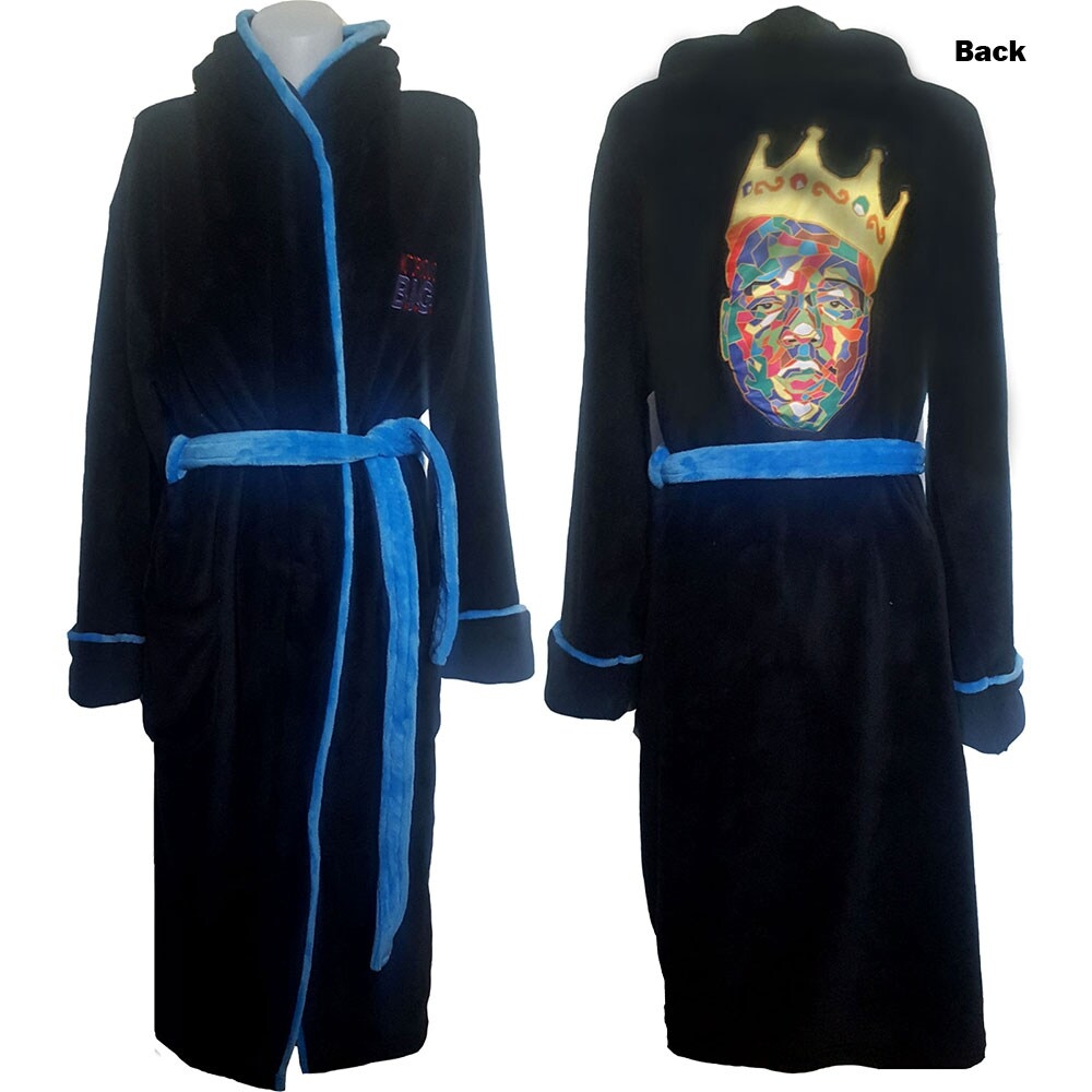 Biggie Smalls Unisex Bathrobe: Crown (Medium - Large)