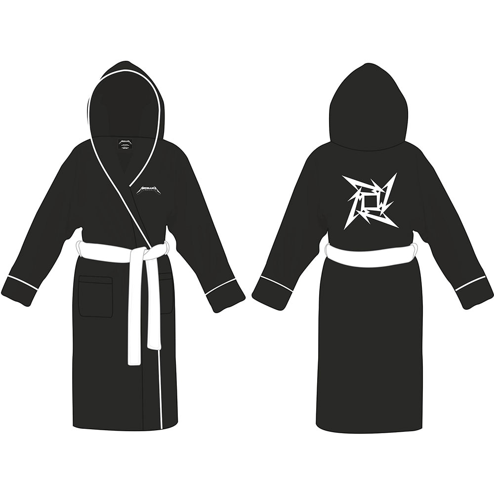 Metallica Unisex Bathrobe: Load/Reload Star (Medium - Large)