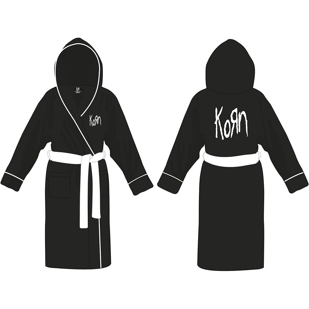 Korn Unisex Bathrobe: Logo (Small - Medium)