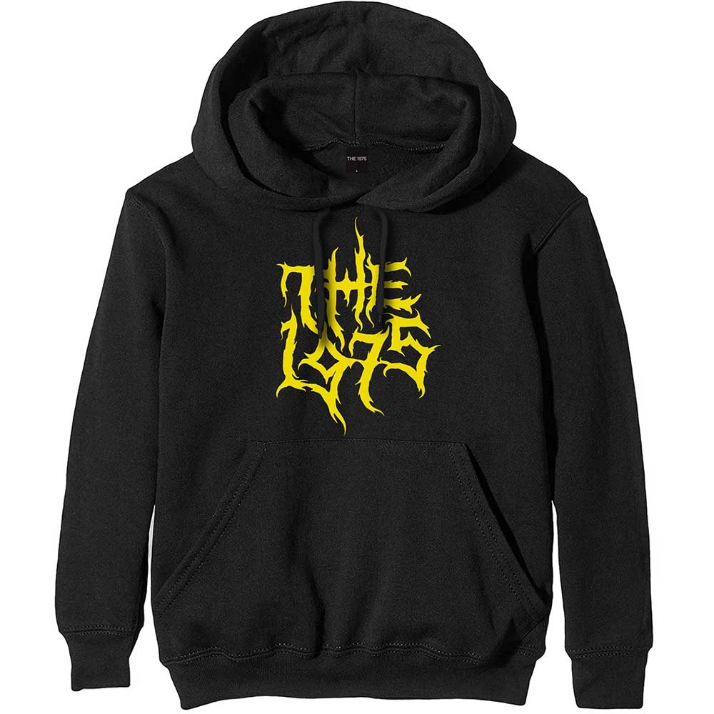 The 1975 Unisex Pullover Hoodie: Gold Logo (Small)