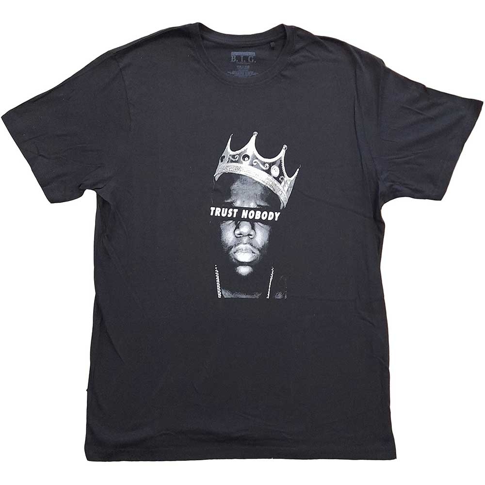 Biggie Smalls Unisex T-Shirt: Trust Nobody (Large)