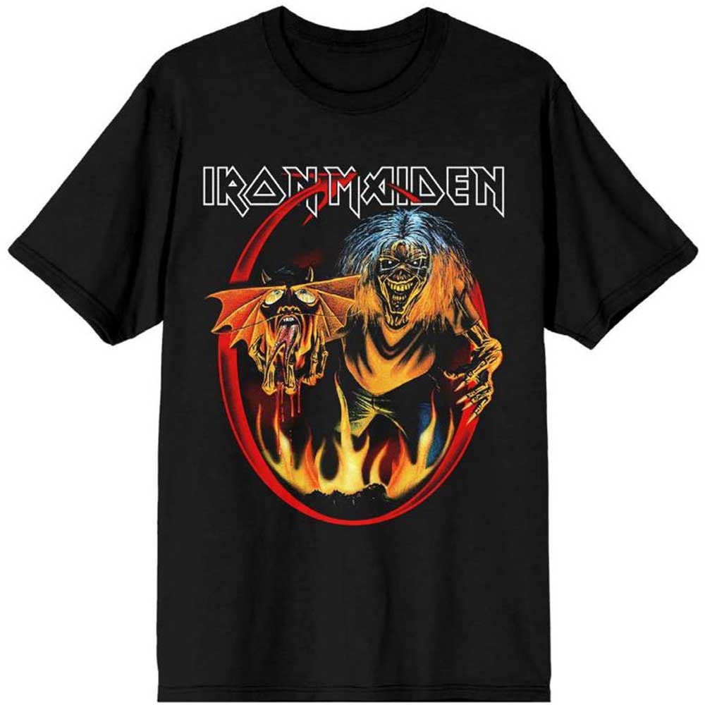 Iron Maiden Unisex T-Shirt: Number of the Beast Devil Tail (X-Large)