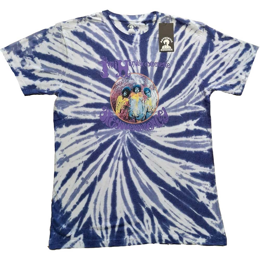 Jimi Hendrix Unisex T-Shirt: Are You Experienced (Dip-Dye) (Large)