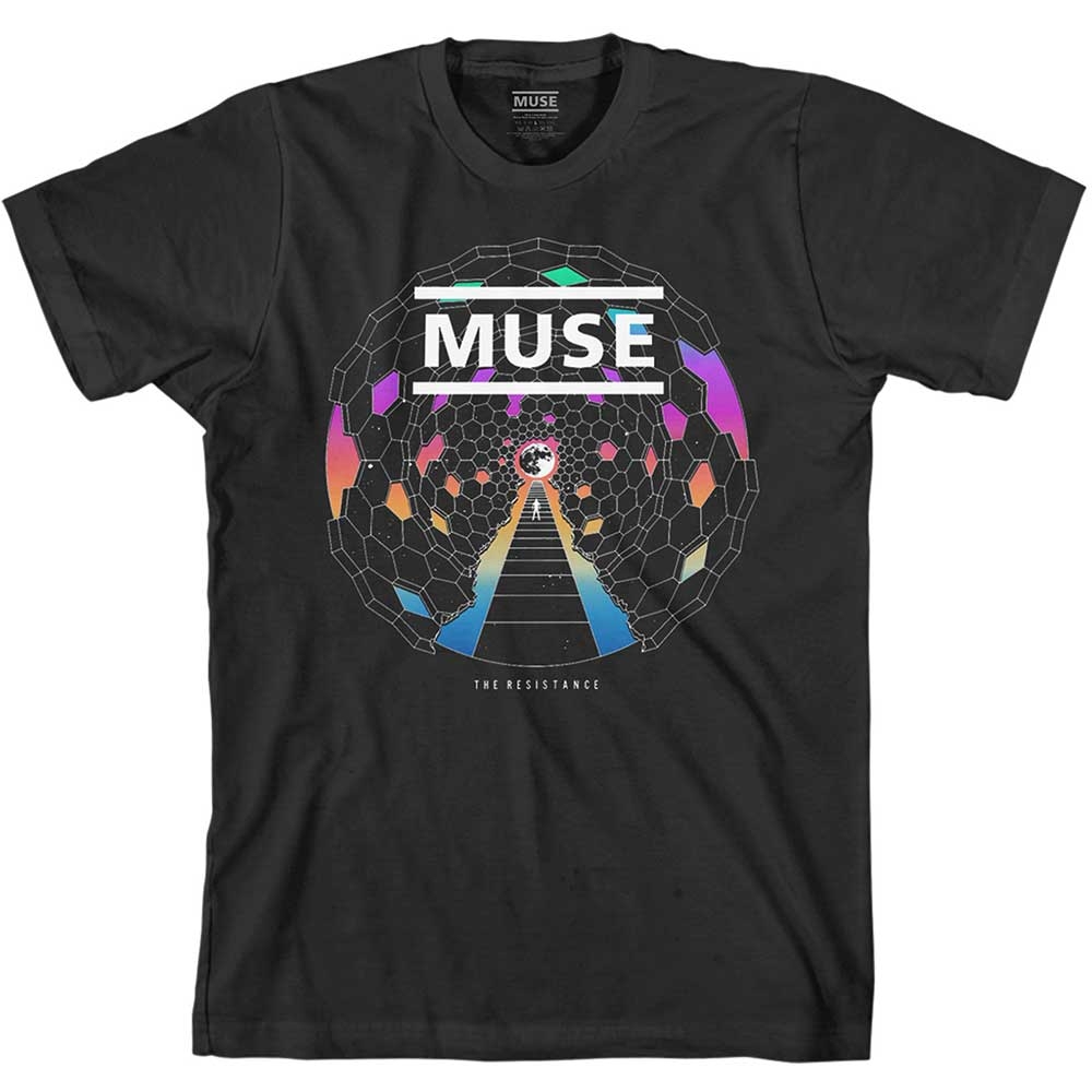Muse Unisex T-Shirt: Resistance Moon (Large)