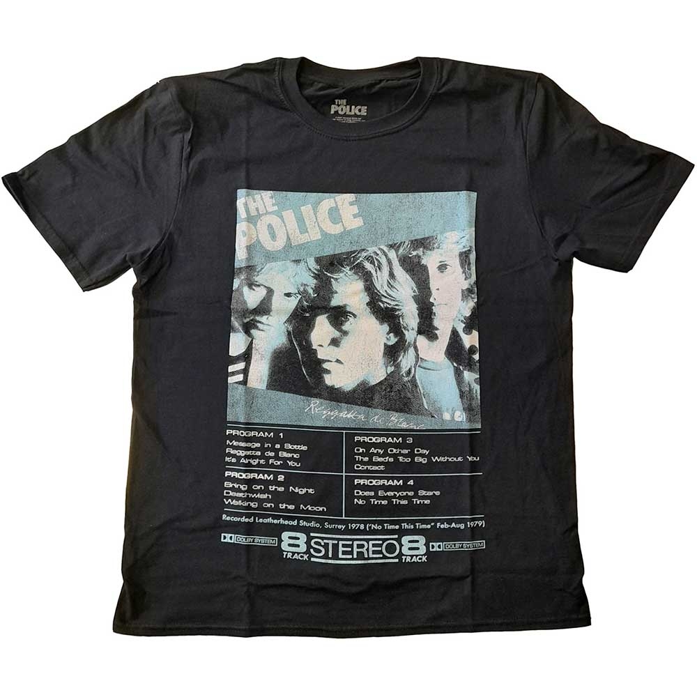 The Police Unisex T-Shirt: Reggatta 8 Track (XX-Large)