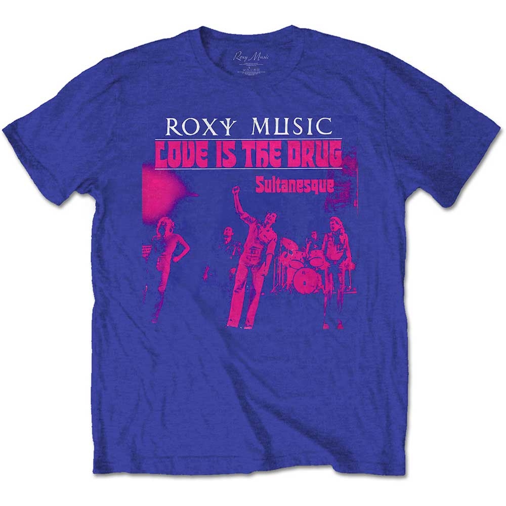 Roxy Music Unisex T-Shirt: Love Is The Drug (Medium)
