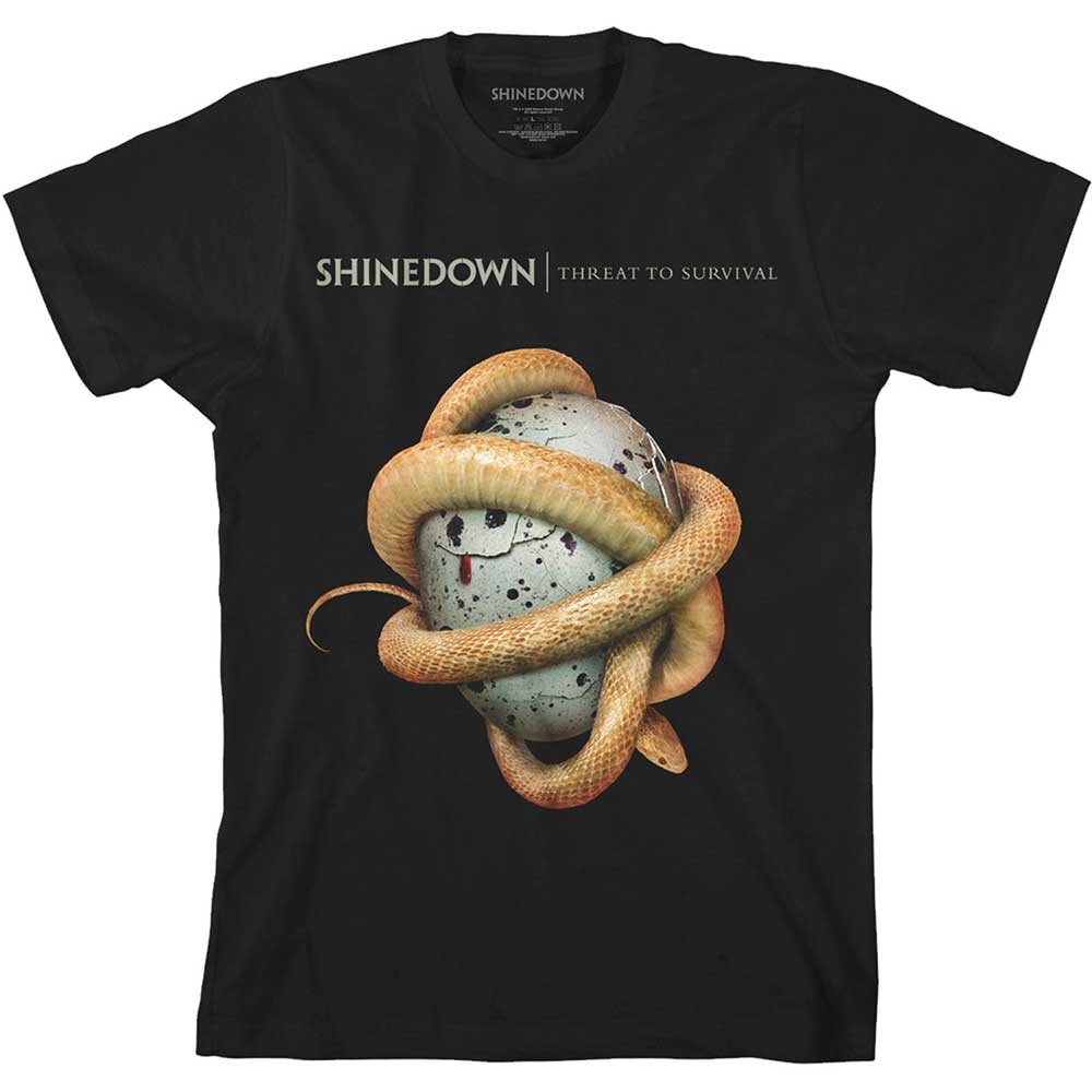 Shinedown Unisex T-Shirt: Clean Threat (Large)