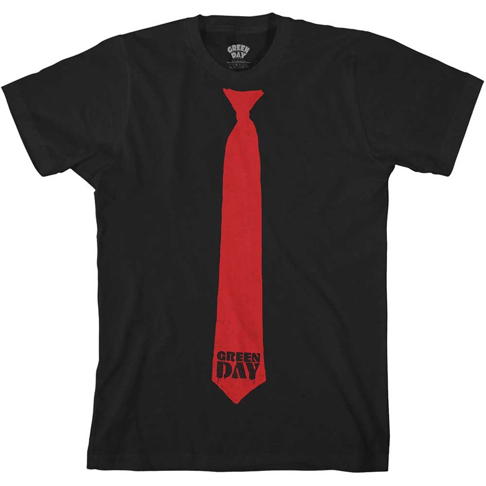 Green Day Unisex T-Shirt: Tie (X-Large)