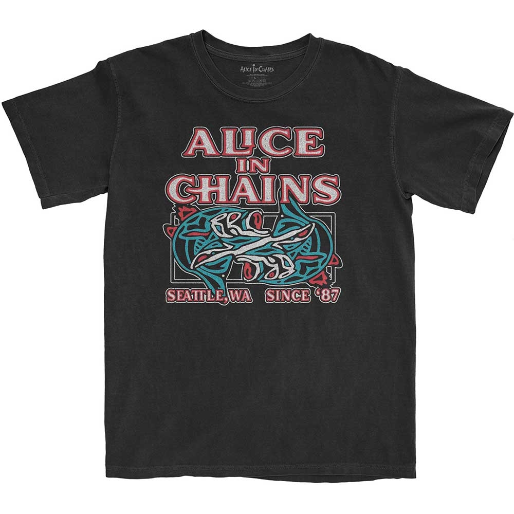 Alice In Chains Unisex T-Shirt: Totem Fish (XX-Large)