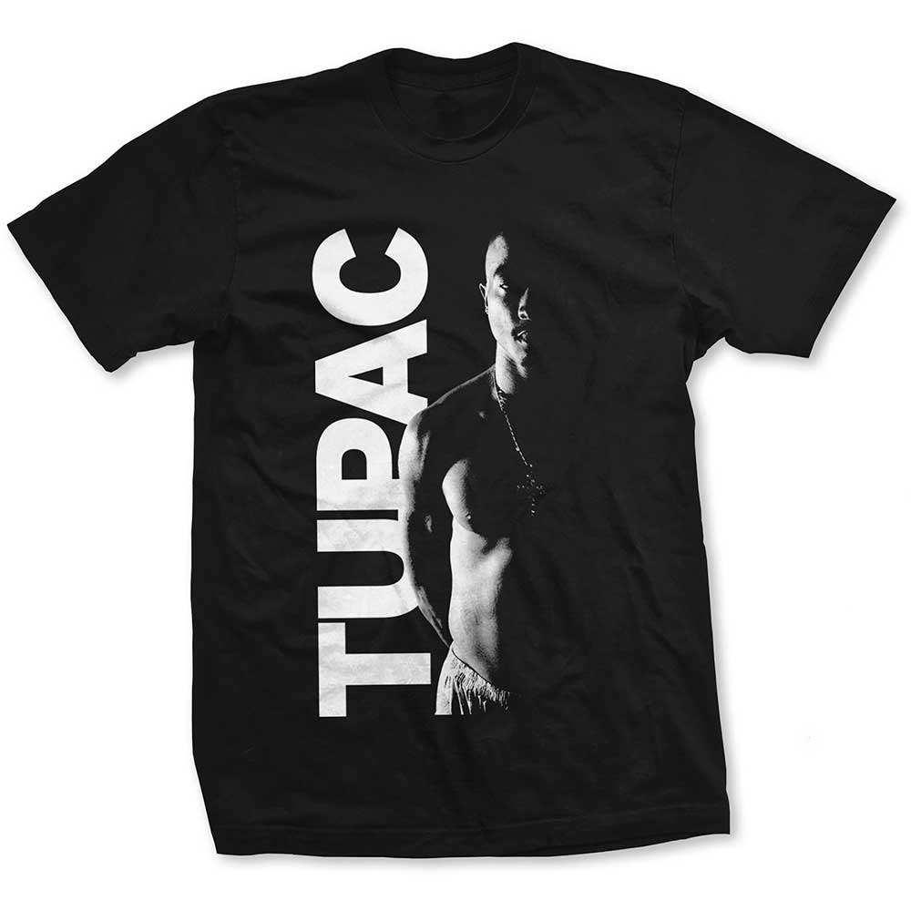 Tupac Unisex T-Shirt: Side Photo (Large)