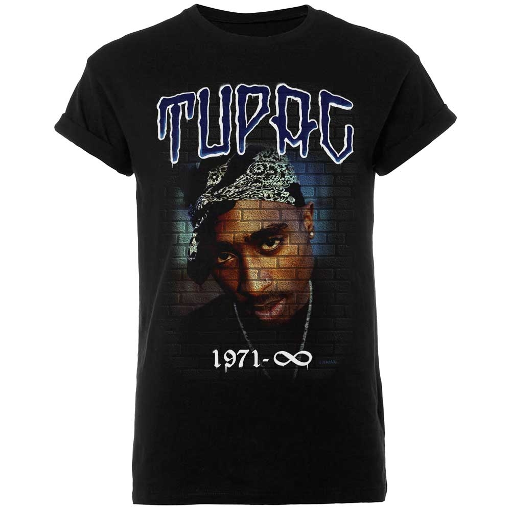 Tupac Unisex T-Shirt: Mural 1971 (Medium)