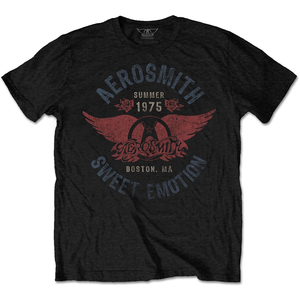 Aerosmith Unisex T-Shirt: Sweet Emotion (Medium)
