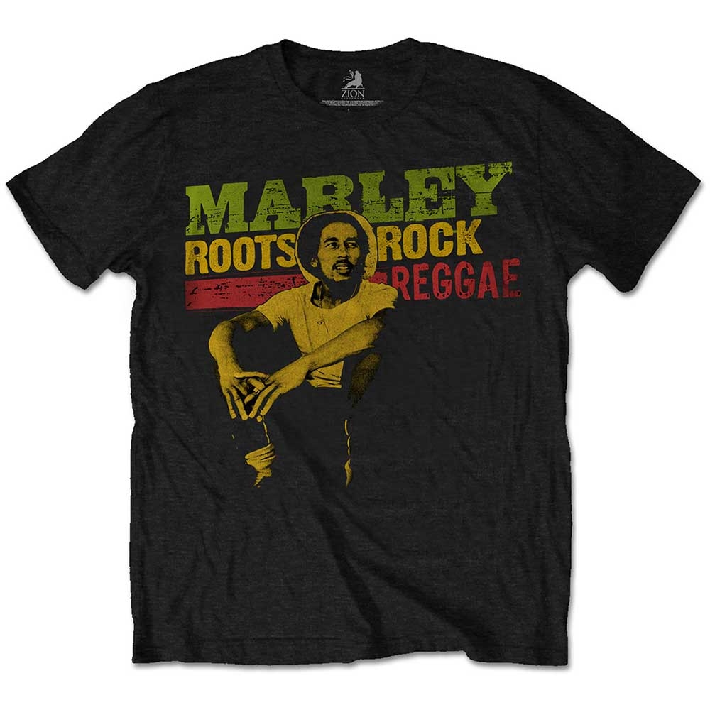 Bob Marley Kids T-Shirt: Roots, Rock, Reggae (13-14 Years)