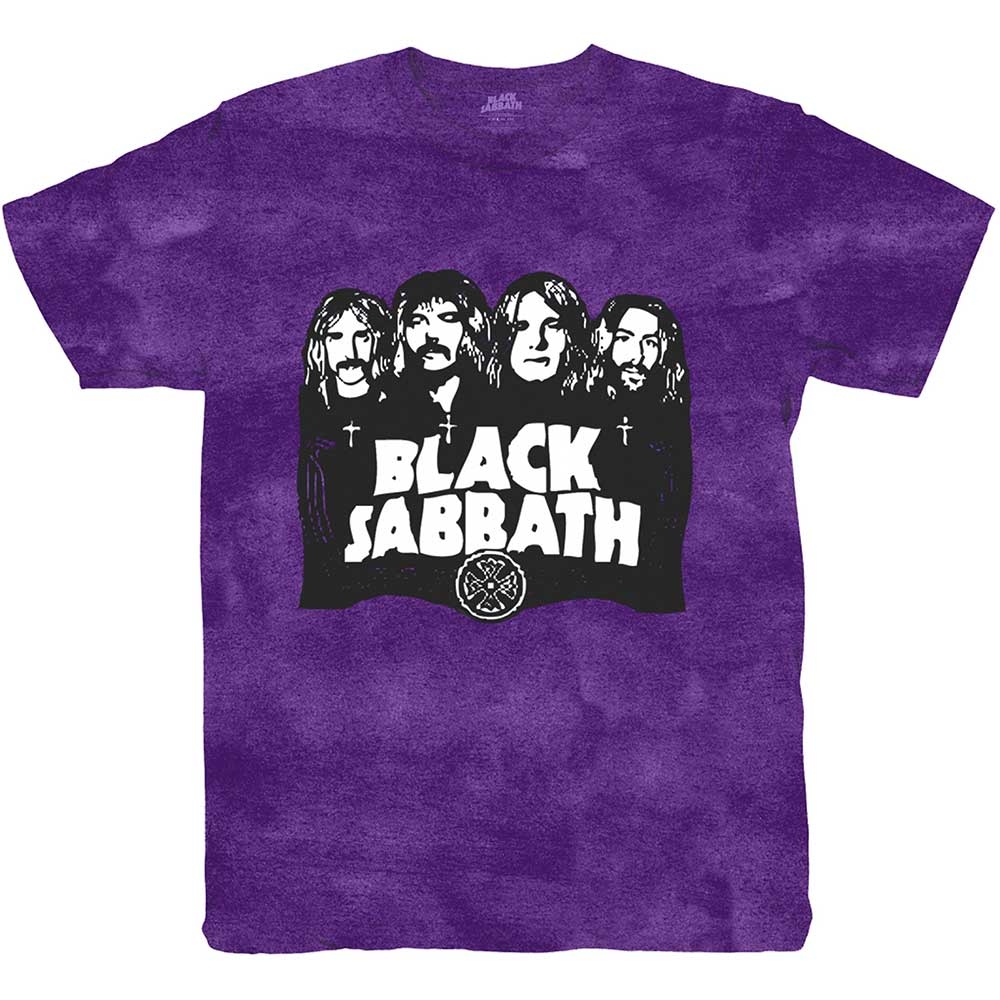 Black Sabbath Unisex T-Shirt: Band & Logo (Dye-Wash) (XX-Large)