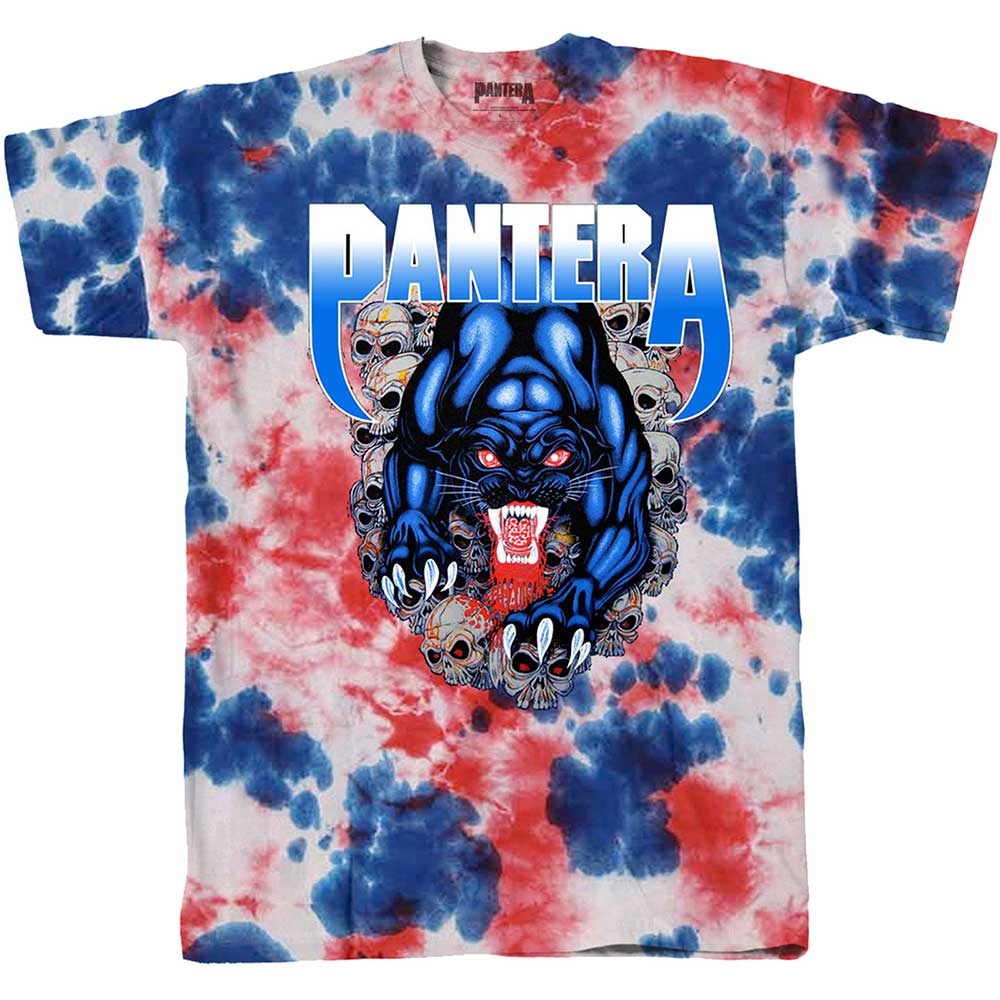 Pantera Unisex T-Shirt: Panther (Dye-Wash) (Medium)