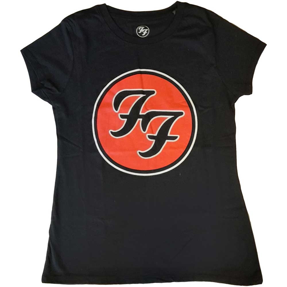 Foo Fighters Ladies T-Shirt: FF Logo (Large)