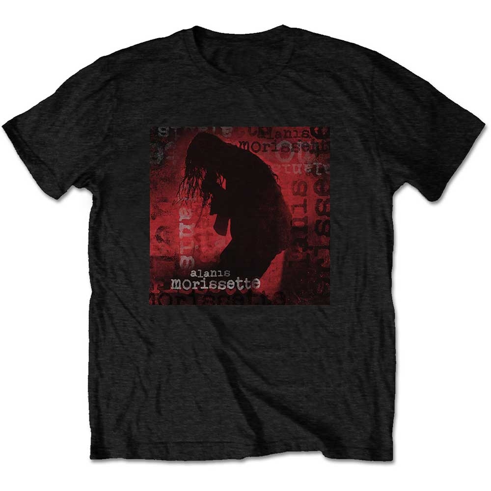 Alanis Morissette Unisex T-Shirt: Ironic Silhouette (Small)