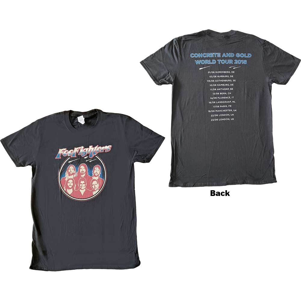 Foo Fighters Unisex T-Shirt: Back Print (Back Print & Ex-Tour) (Small)