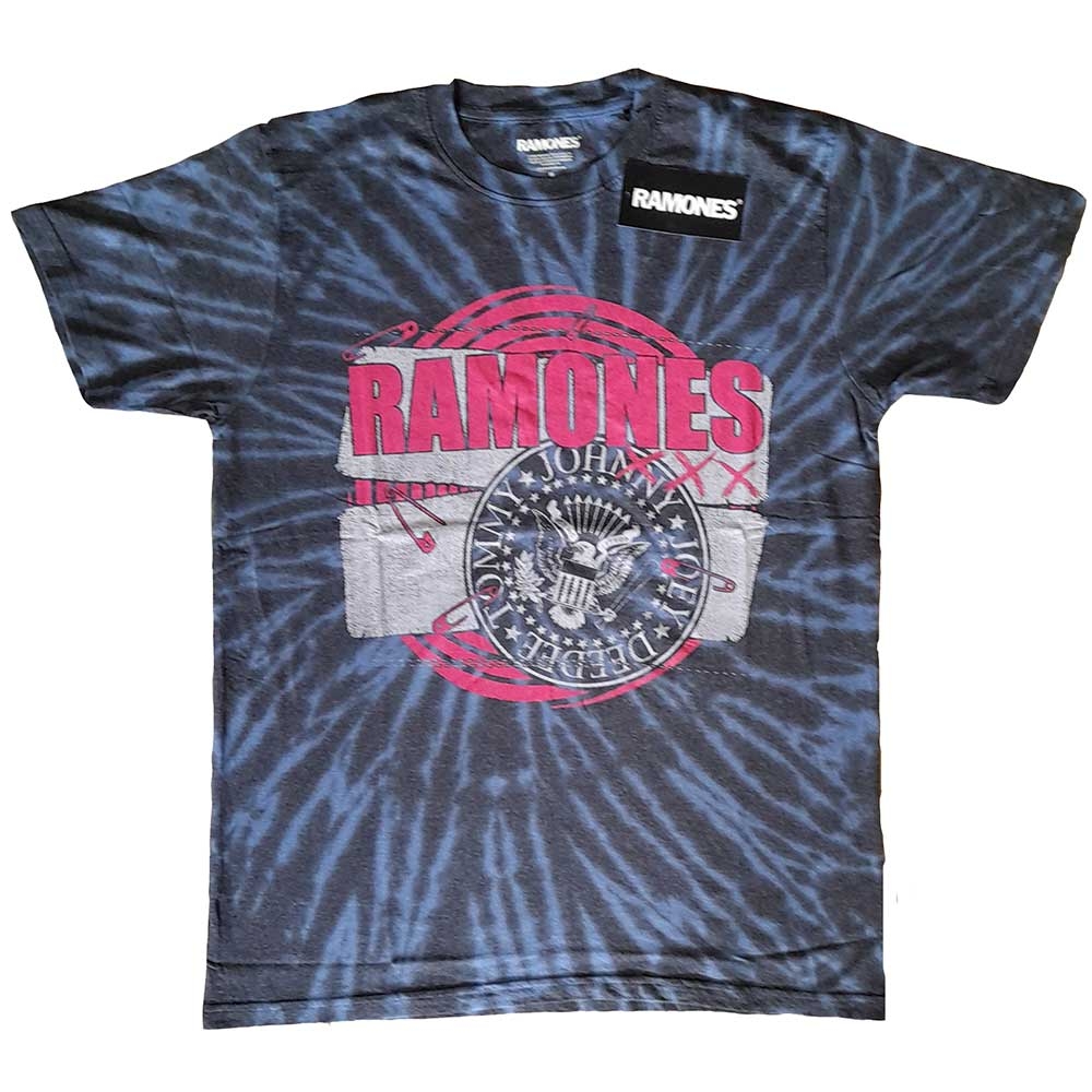 Ramones Unisex T-Shirt: Punk Patch (Wash Collection) (Small)