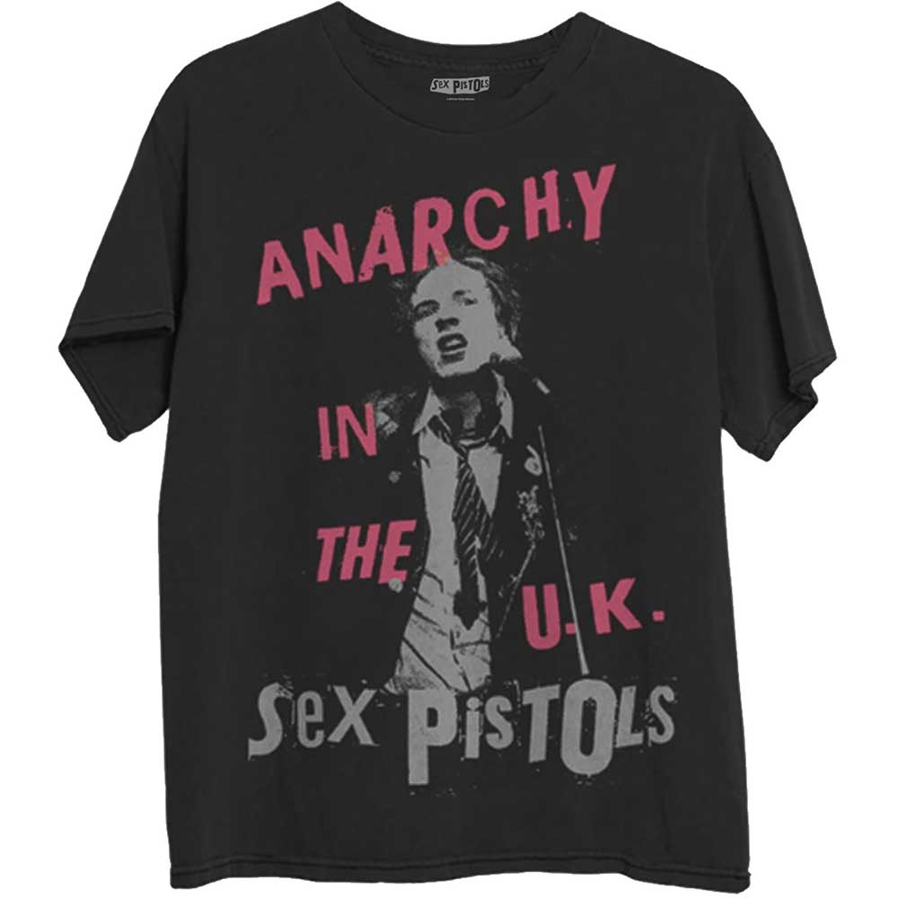 The Sex Pistols Unisex T-Shirt: Anarchy in the UK (Large)