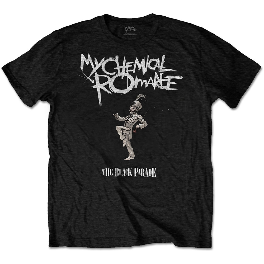 My Chemical Romance Unisex T-Shirt: The Black Parade Cover (Plus Sizes) (XXXX-Large)