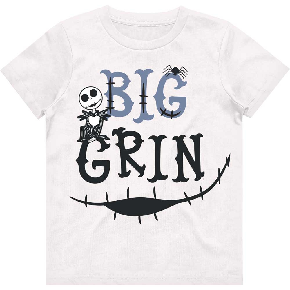 Disney Kids T-Shirt: The Nightmare Before Christmas Big Grin (5-6 Years)